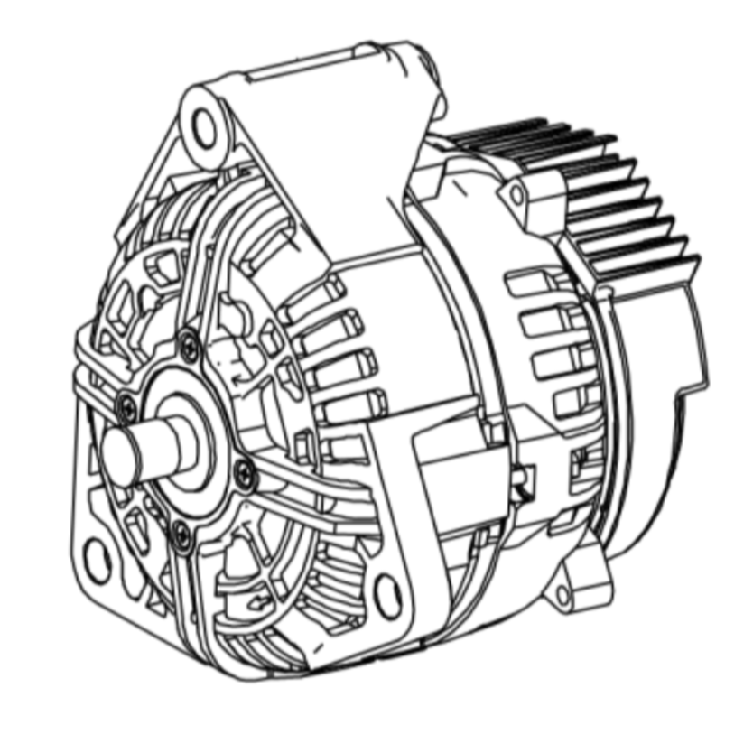 24V ALTERNATOR BOSCH 6 033 GB3 040
