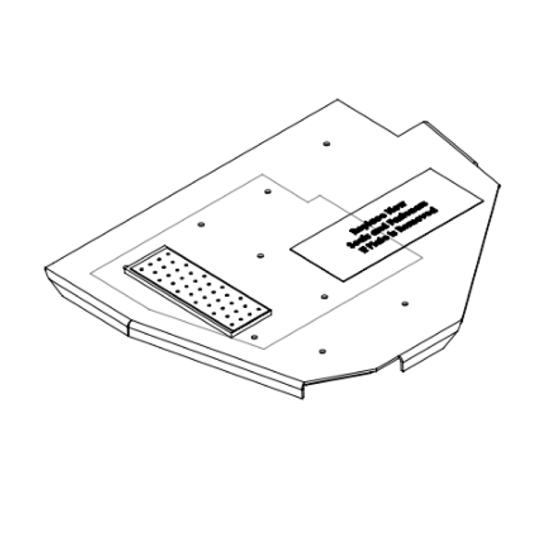 BATTERY BOX WEATHER SHIELD PLATE